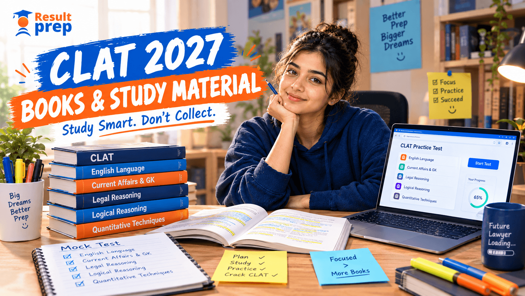 CLAT 2027 Books and Study Material: What to Use for Each Section