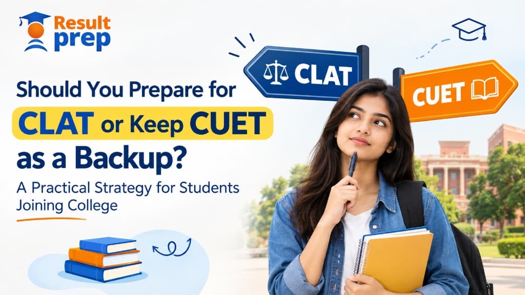 Should You Prepare for CLAT or Keep CUET as a Backup? A Practical Strategy for Students Joining College