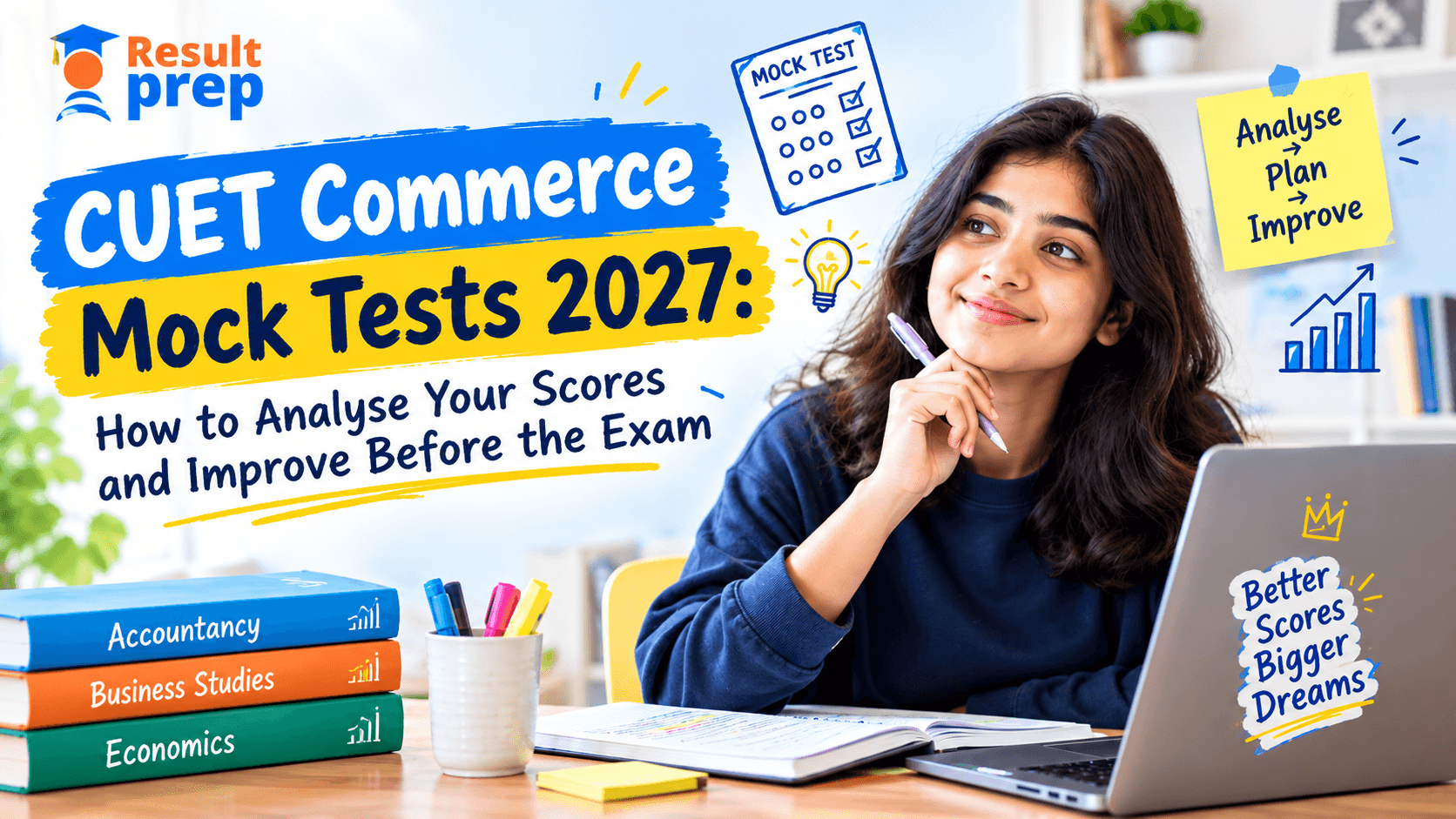 CUET Commerce Mock Tests 2027: How to Analyse Your Scores and Improve Before the Exam